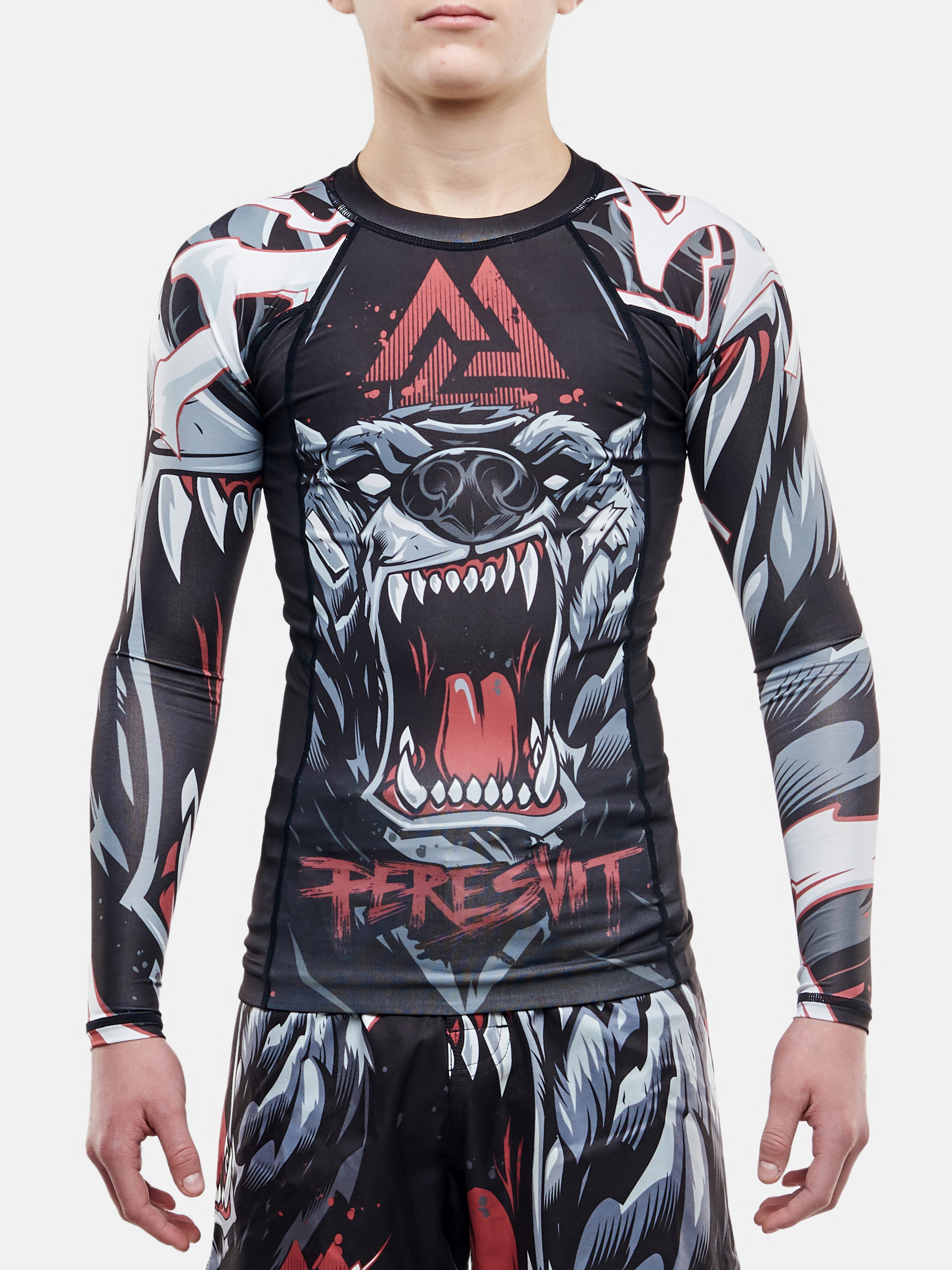 Peresvit Battle Bear Kids Long Sleeve Rashguard